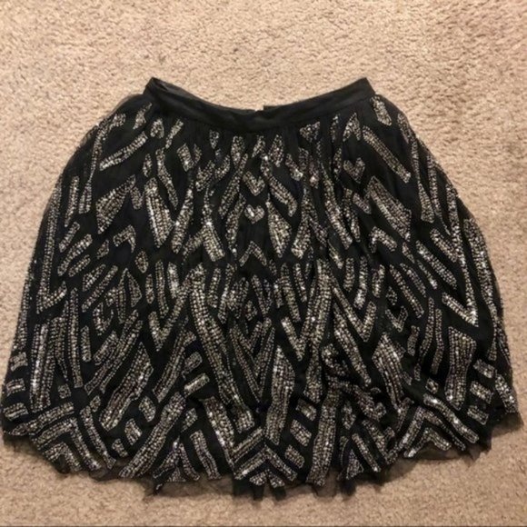 New Parker Switch high rise tulle sequin embellished layered full tutu miniskirt - Picture 3 of 7